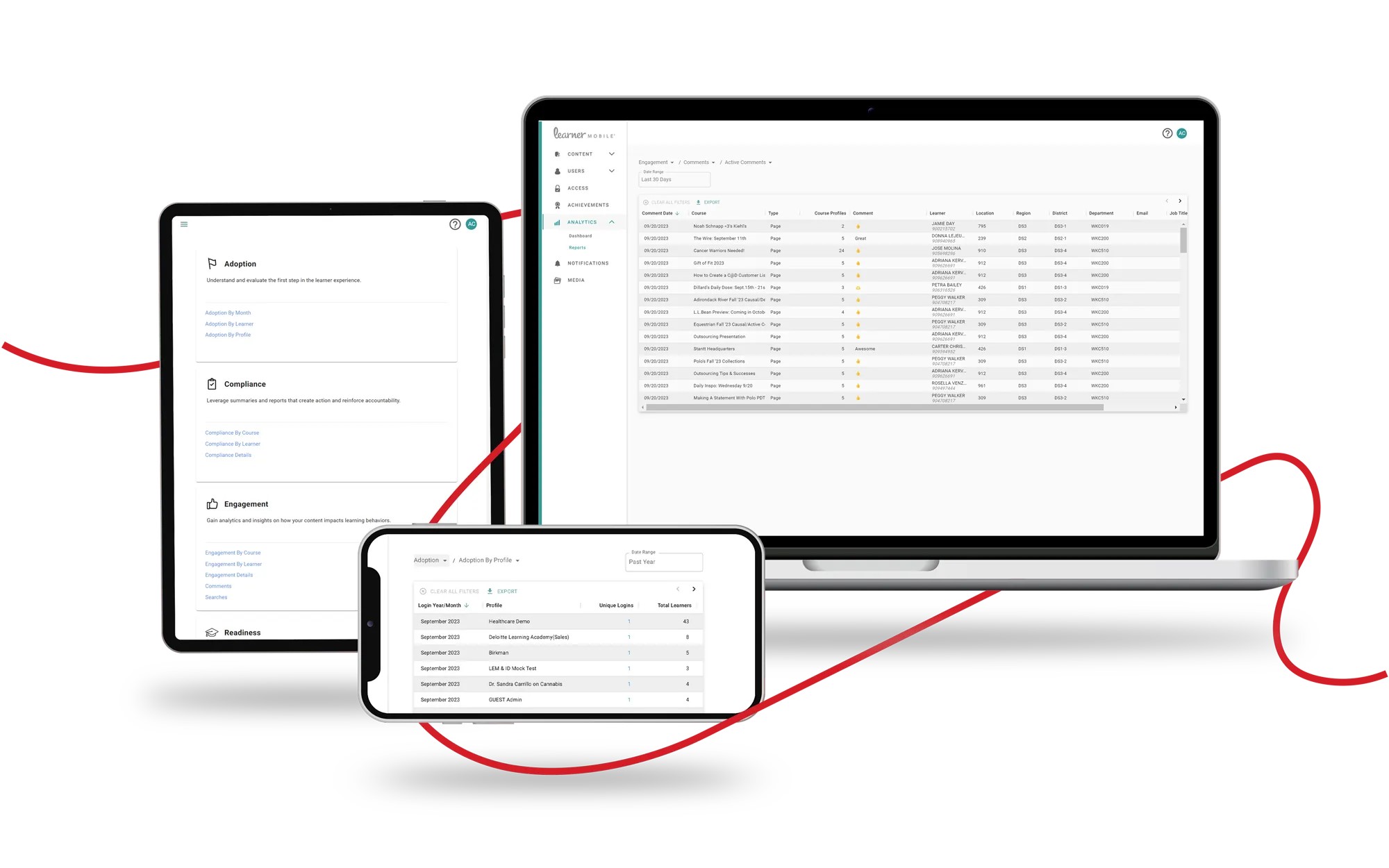 screenshot of Learner Mobile